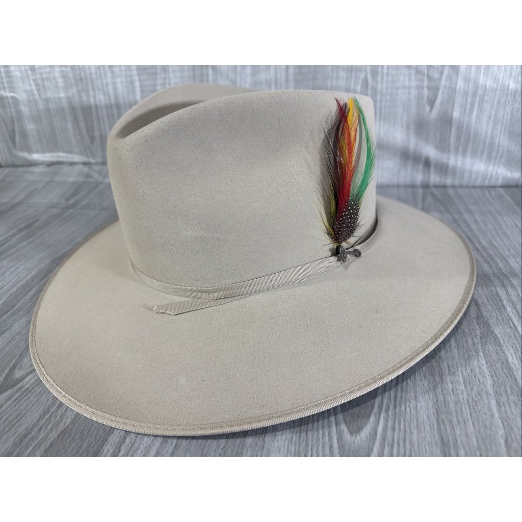 Stetson 5x Fur Felt Dune Hat Sz 7 1/4 Color Silverbelly New Mspr $310